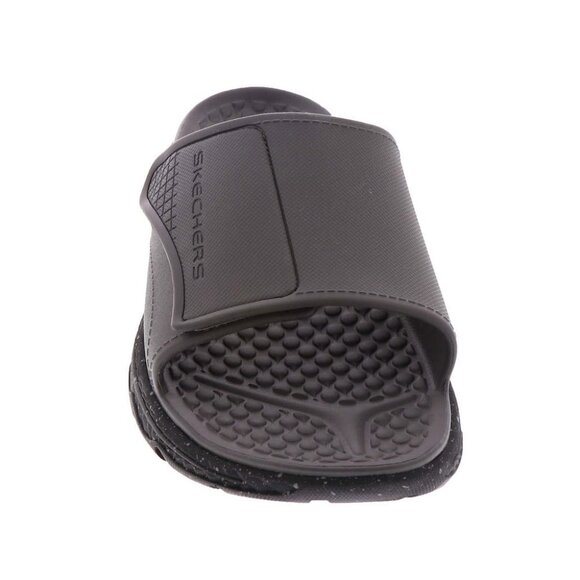 Men's Skechers Foamies Creston Ultra Slide Sandal Dark Taupe Size 8 - New - Picture 4 of 6